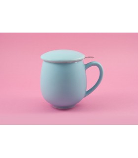Taza con filtro y tapa "Zaara" 0,35 L Azul cielo