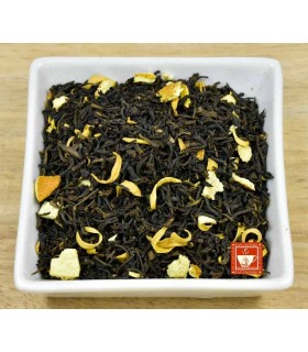 Té negro desteinado con Naranja