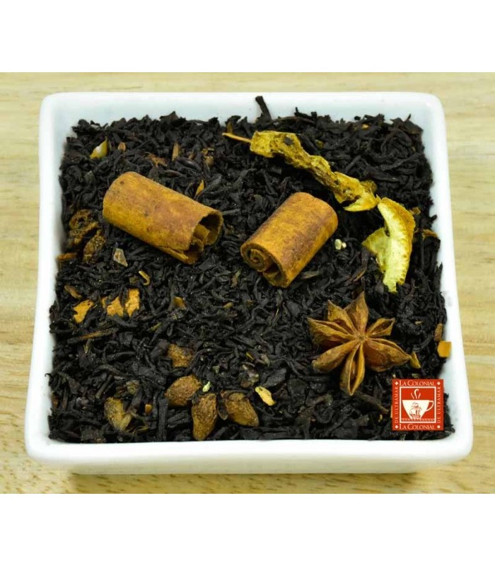 Té negro con canela y anís