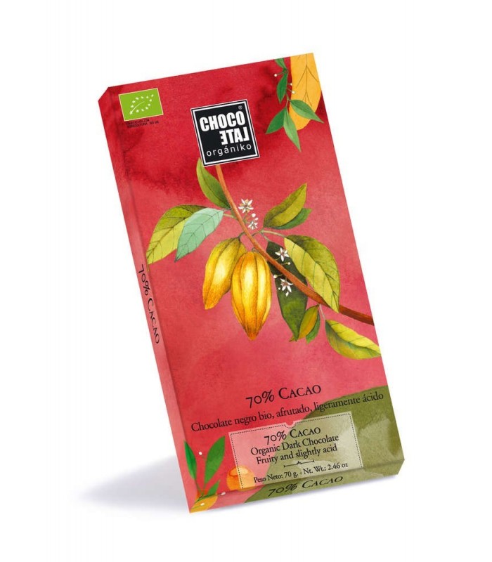 Chocolate negro 70% cacao - 70g