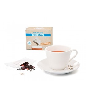 Filtros de té de tela con sistema de autocierre