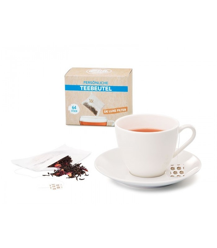 Filtros de té de tela con sistema de autocierre