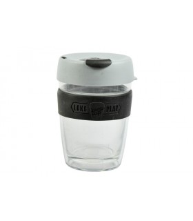 Vaso con tapa KeepCup 340 ml Long play gris