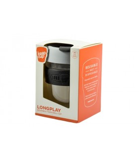 Vaso con tapa KeepCup 340 ml Long play gris