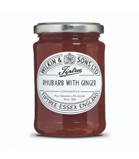 Mermelada de Ruibarbo con jengibre Tiptree Rhubarb with ginger 340 g.
