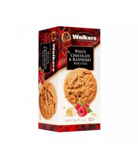 Cookies de frambuesas y chocolate blanco Walkers 150 g