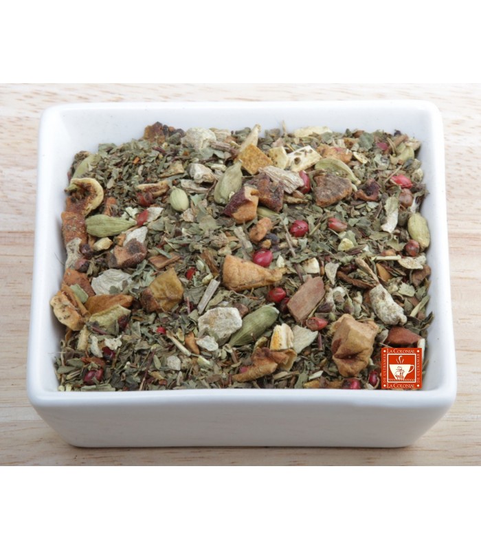 Infusión de Tulsi Naranja y jengibre
