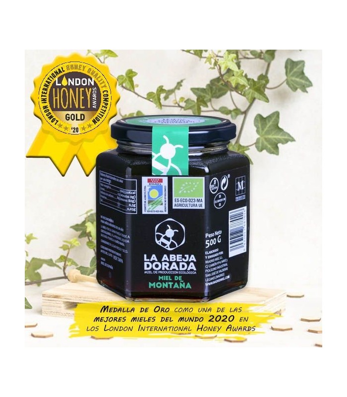 Miel Ecológica de Montaña 1/2 kilo
