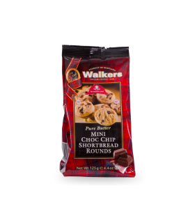 Mini Chocolate chip Shortbread Walkers 125 g