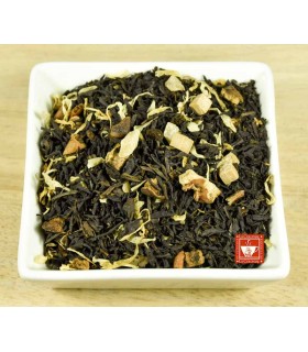 Té negro con peras al caramelo