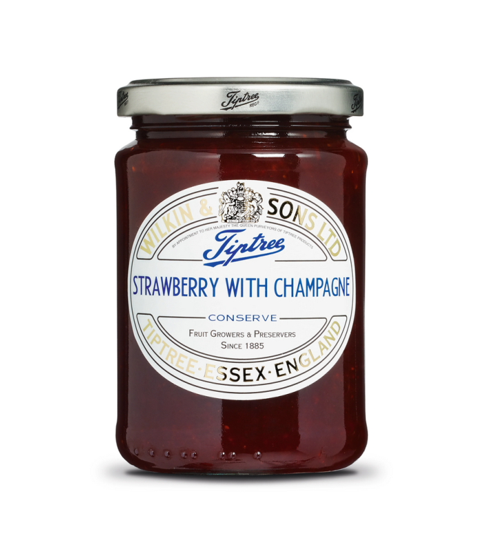 Mermelada de Fresas con Champán Tiptree Strawberry With Champagne Conserve 340 g.