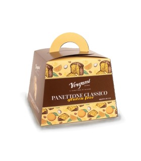 Panettone Vergani tradicional sin gluten - 600g