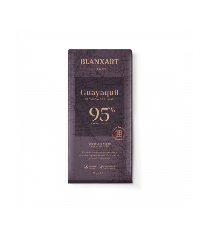 Chocolate ecológico Blanxart Guayaquil 95% - 80g