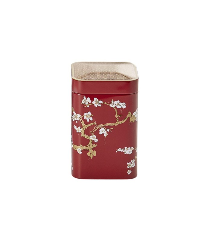 Lata de té 100 g Sakura - roja