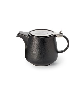 Tetera de cerámica negra "Bene" 0,5L