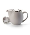 Tetera de cerámica Zaara 0,9 litros gris mate