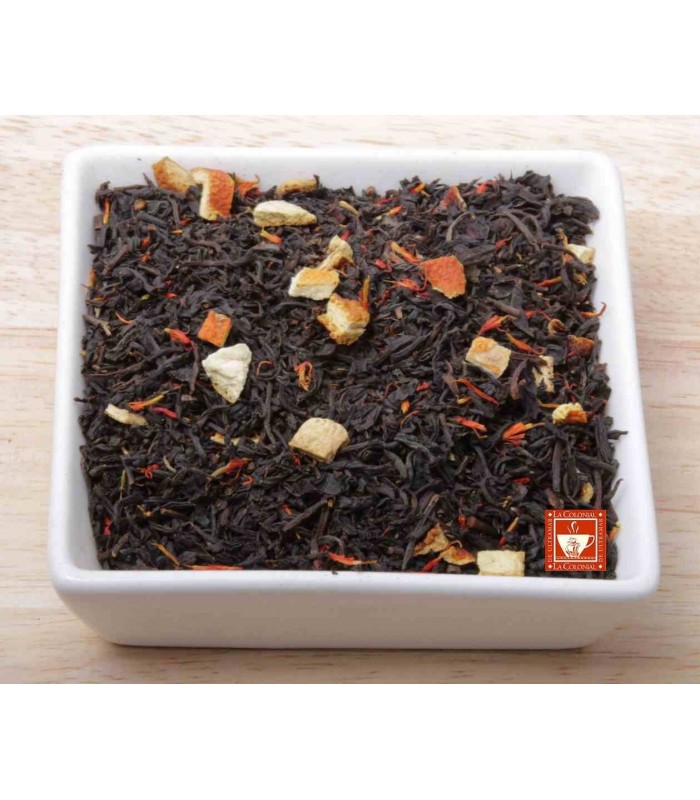 Té negro con Naranja sanguina