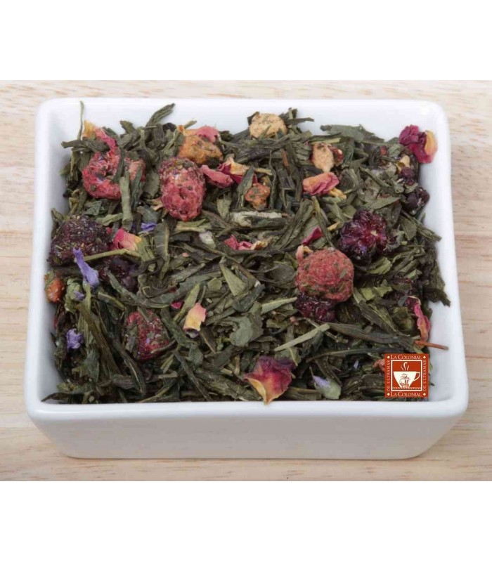 Té verde Yogur de fresas y moras