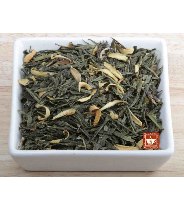 Té verde con naranja