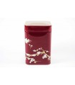 Lata de té 100 g Sakura - roja